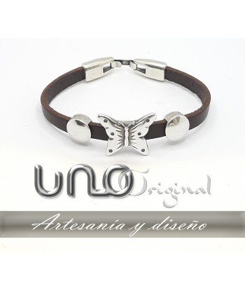 Pulsera de cuero con...