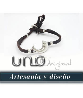 Pulsera Ajustable de cuero...